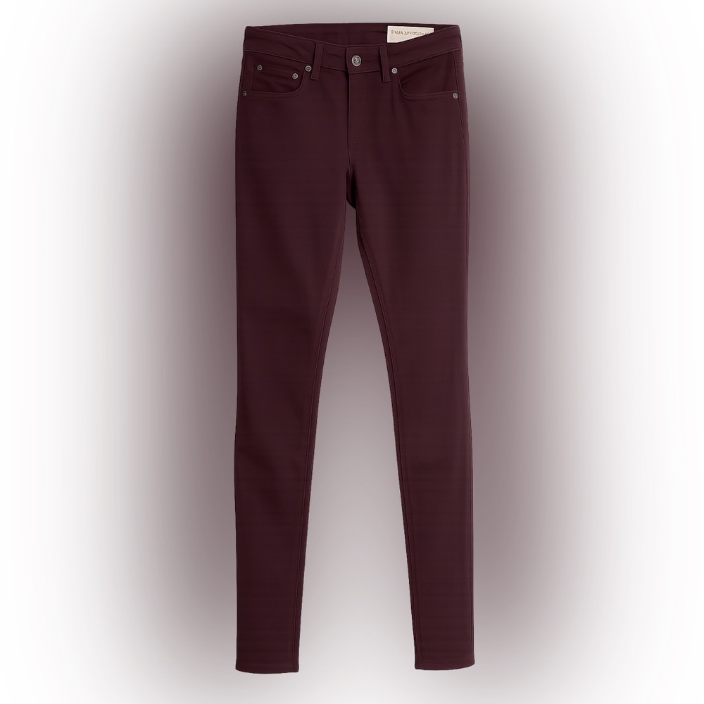 Rag & Bone Deep Burgundy Jeans